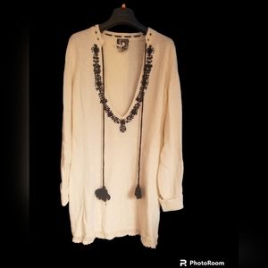 Free People long sweater off white